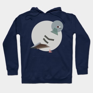 Cool Geometrical Rock Pigeon Hoodie